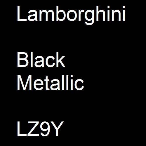 Lamborghini, Black Metallic, LZ9Y.